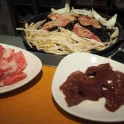 北海道産の高級羊肉