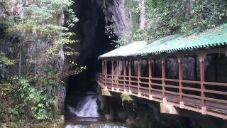 洞内の広さに圧倒されました