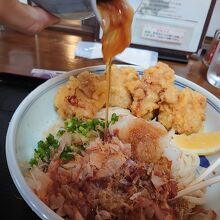 つゆぶっかけ！！美味そうな匂い！