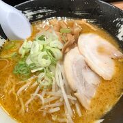 新千歳空港内の北海道ラーメン道場で