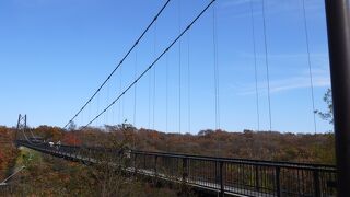 紅葉の時期は渓谷が色づいて美しいです