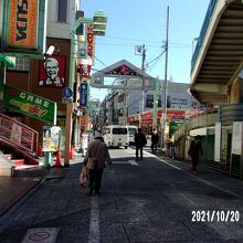 大山駅よりからの景観です。