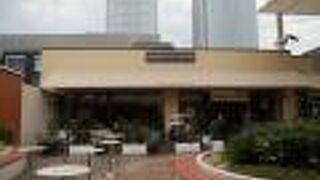 最上階に入っているので開放感あり