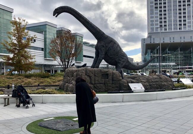 福井駅は恐竜ざんまい！