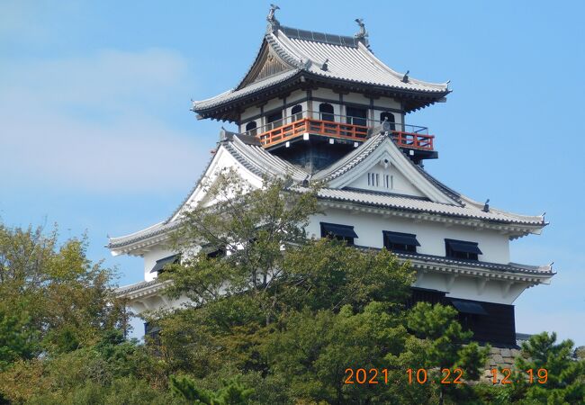 城山公園(川之江城址)　天守閣まで登ってくるのは久々です。