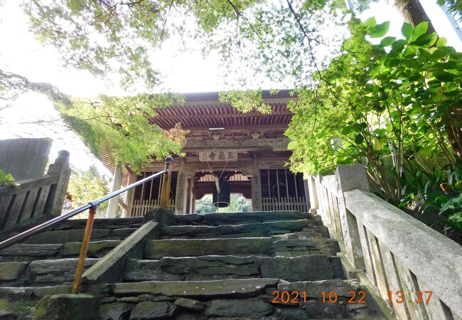 三角寺　私の一族のサクラの花見をしていた寺です