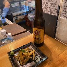 ホヤ刺しとエビス