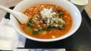 坦々麺をいただきました。