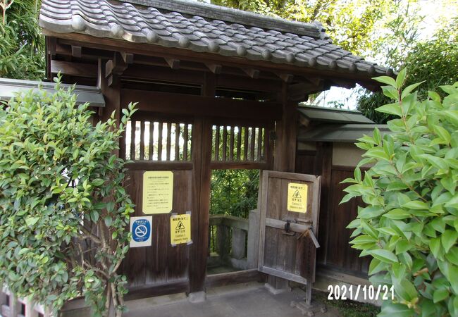 元は大善寺の庭園です。