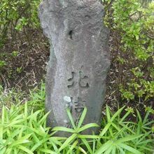 北桔橋門です。草で読みにくいですが北桔橋との文字があります。