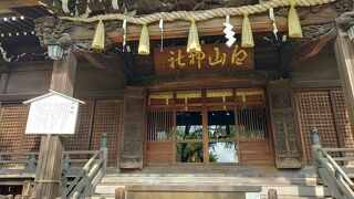 白山にある白山神社です！
