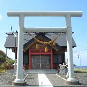`日本最北端の神社`の宗谷岬神社
