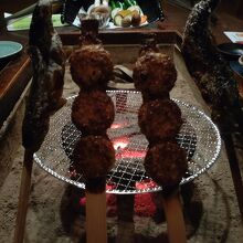 アマゴと五平餅