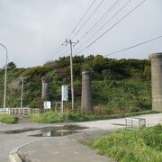 北海道最南端の松前町まで通っていた駅跡ですね