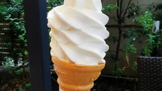 ソフトクリームがおいしかったです