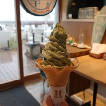 特濃１０倍ぐり茶のアイス