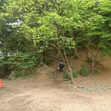 園内に小高い丘があります