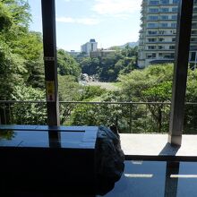 足湯からの景色