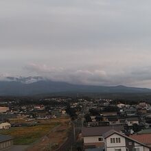 屋上展望台からの景色☆鳥海山方面