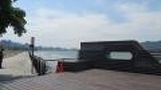 淡水河との間に・・・