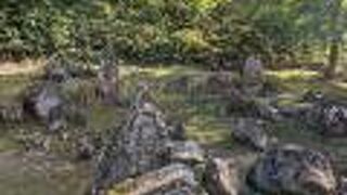 高台にある庭園