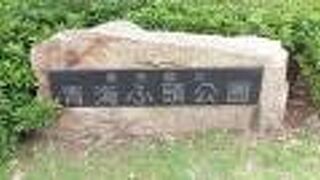 江東区青海にある緑の多い公園