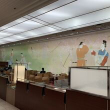 インパクトある壁画