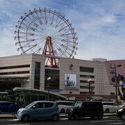 中央駅隣接の商業施設