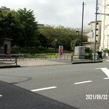 緑道公園の様子です。