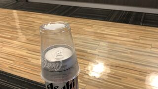 缶ビールのサービスあり