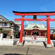 こじんまりした穴守稲荷神社