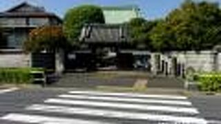 歴史ある寺です。