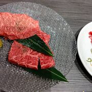 高めのお肉が美味しい