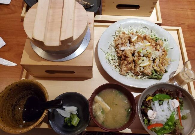 イオンモール内の和食処