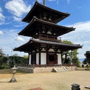 日本で一番古い三重塔