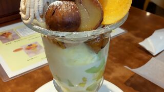 季節のフルーツたっぷり