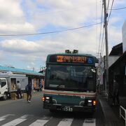 紅葉の中津川渓谷に行くのに利用しました