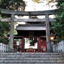 落ち着いた雰囲気の神社です