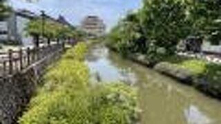 川沿いの遊歩道