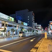 駅前の目抜き通りです