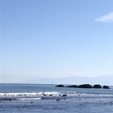 立山連峰がみえますね