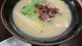 京らしい季節メニューの白味噌そば