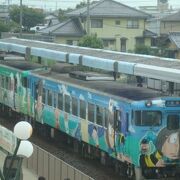 境港駅で鬼太郎列車を目撃