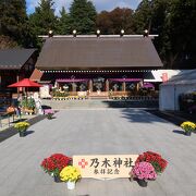 赤坂の乃木神社有名ですがこちらも見事