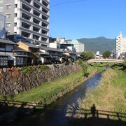 松本市街地を流れる川