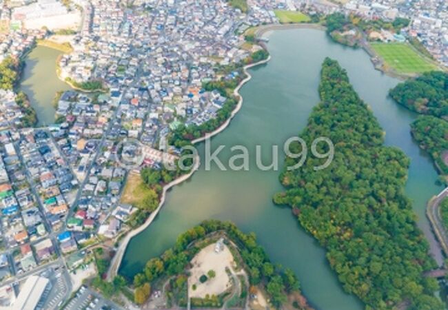 自然と住宅地がせめぎあっている様子は文化的景観としか言いようがないです。