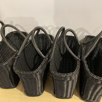 大浴場行きのカゴバックで便利