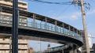 東岡崎駅、豊橋方面ホームからも見えました