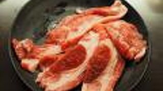 新鮮なラム肉でした