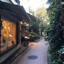 ヨーロッパのような小径